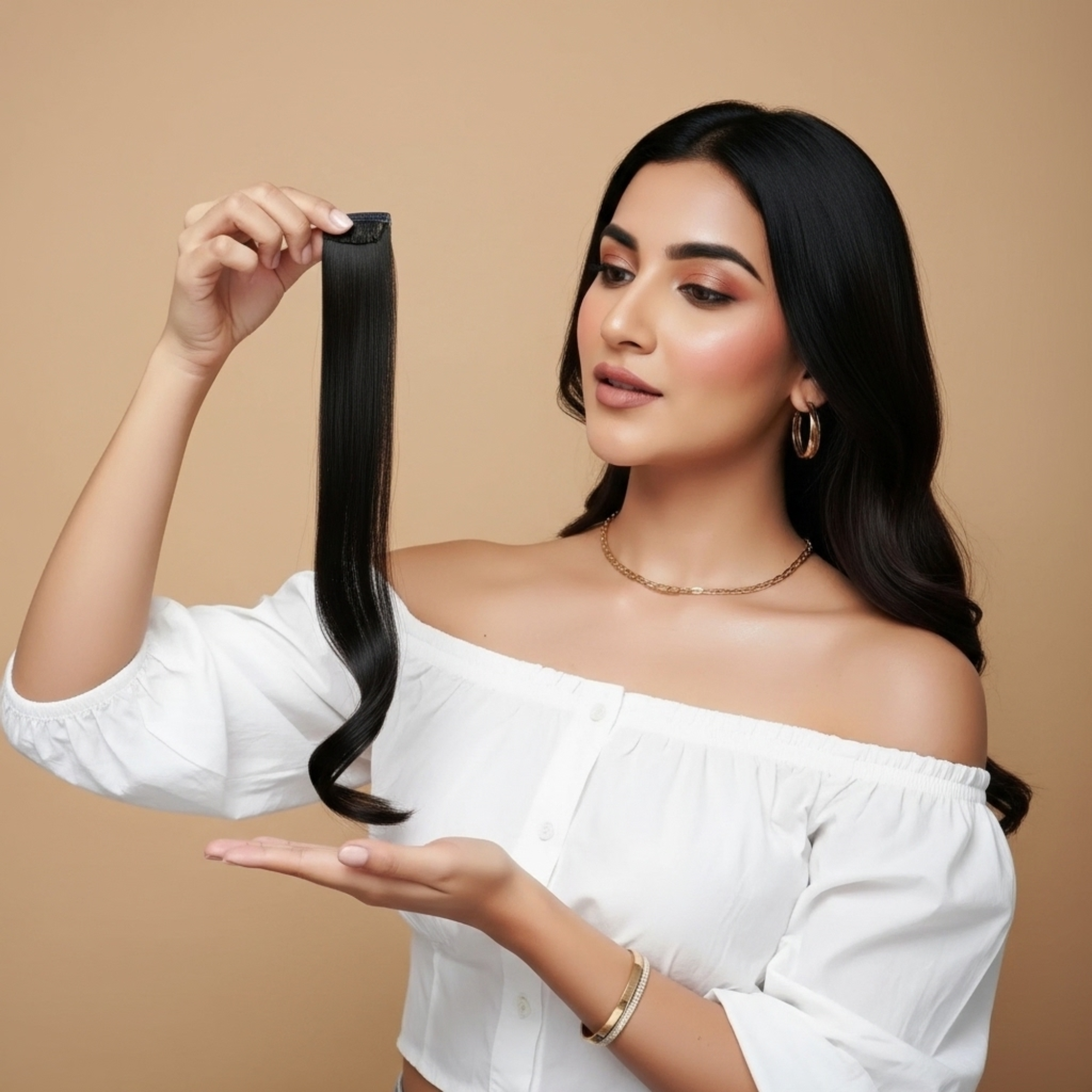 Single Clip Hair Strand – 100% Human Hair One Strand Hair Extension