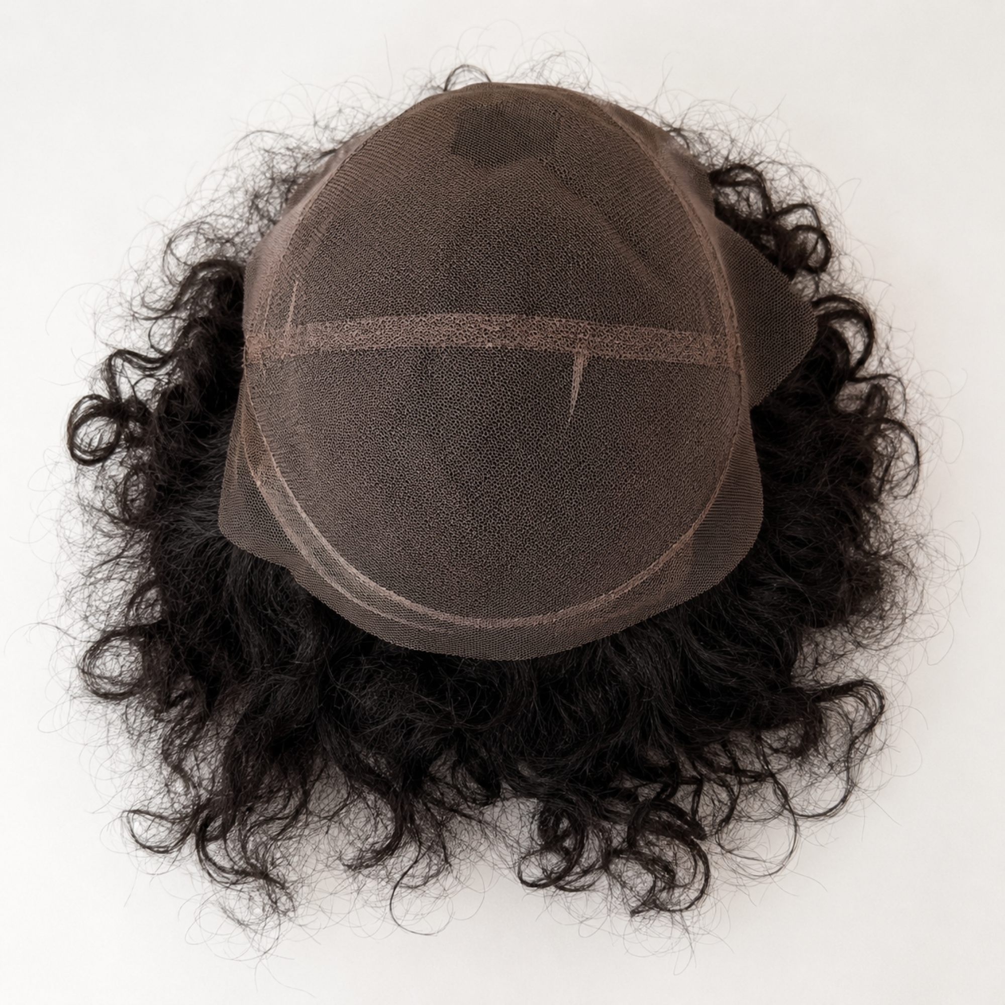 Hairzo Curly Hair Wig for Men | Natural Looking Synthetic Men's Wig with Realistic Scalp Design | Lightweight Short Curly Wig for Daily Wear & Special Occasions