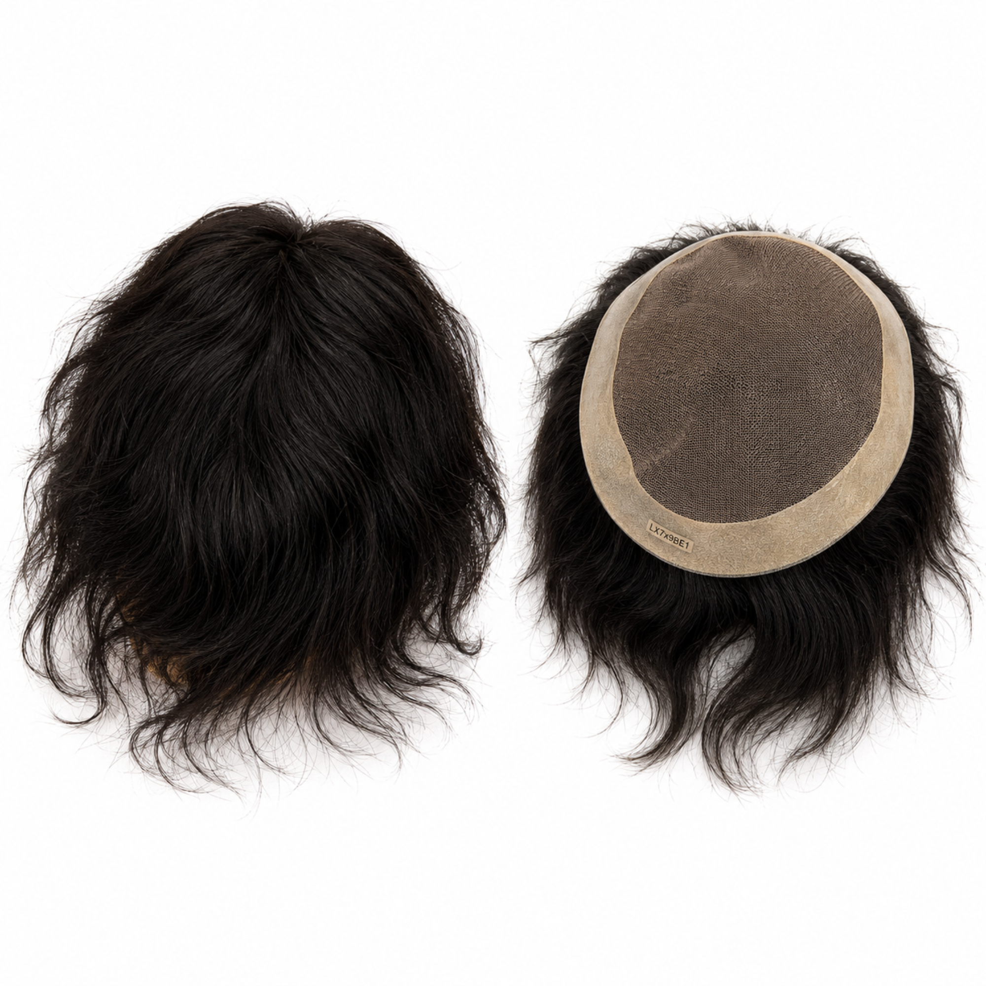 Hairzo Monofilament Hair Patch for Men – 100% Real Human Hair with PU Perimeter