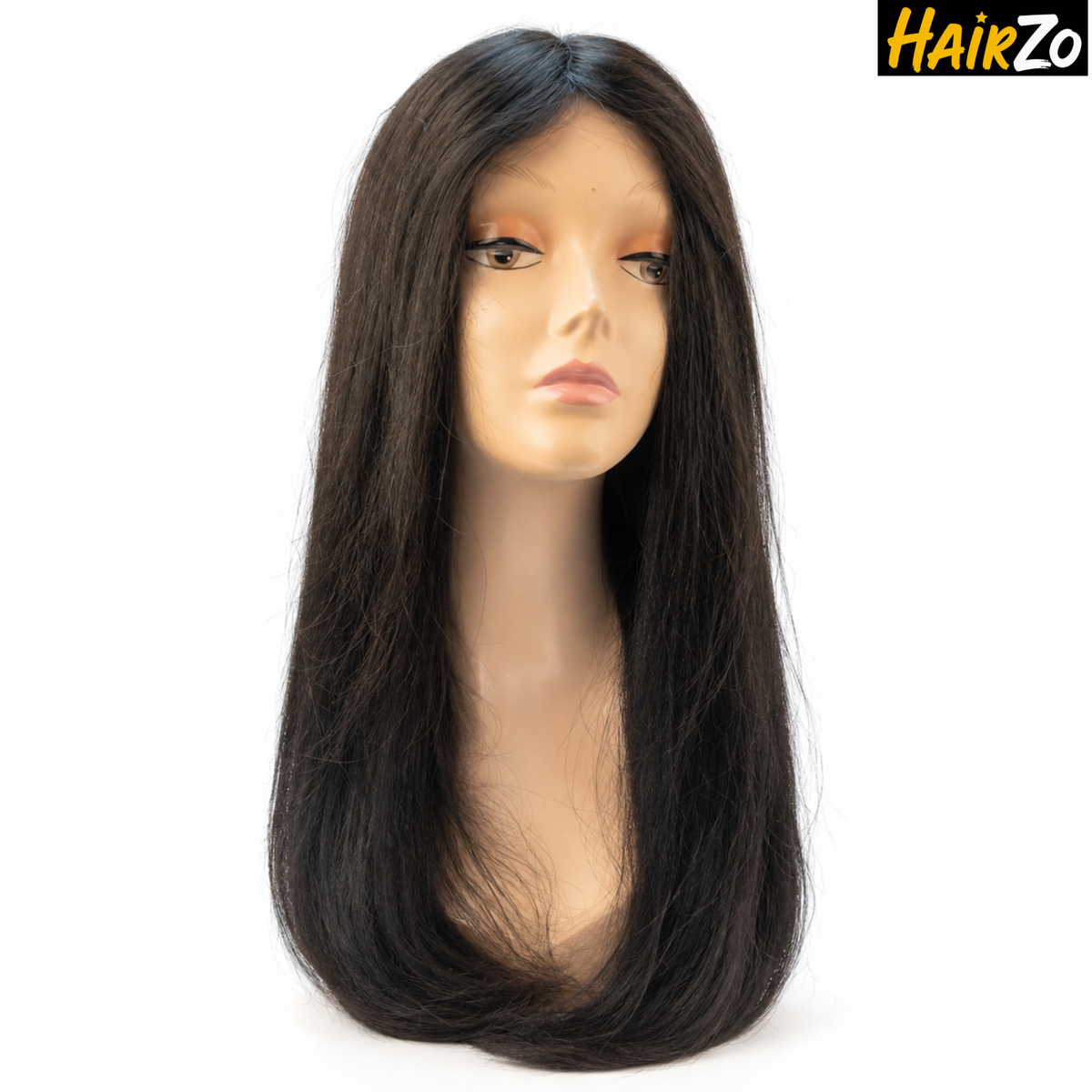 Fixed Parting Bio Hair Wig for Women – Long Straight Natural-Looking Hair Wig with Fixed Middle Parting, Comfortable Breathable Cap, Smooth Finish, Full Hair Coverage