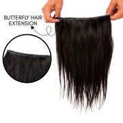 Hairzo Butterfly Hair Extension – 100% Human Hair Extension for Women