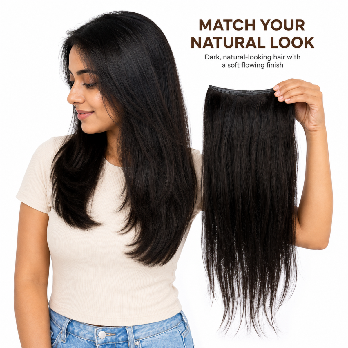 Hairzo Butterfly Hair Extension – 100% Human Hair Extension for Women
