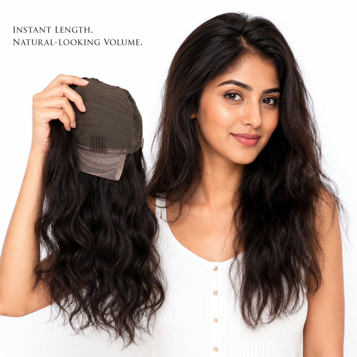 Hairzo 5×5 Short Closure Wig for Women – 100% Human Hair, Natural Black, Clear Front Hairline