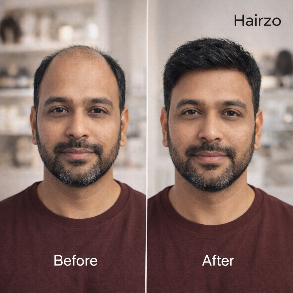 Men Hair Toupée Pre-Cut – Silk Base Most Natural Looking Hair Topper for Men