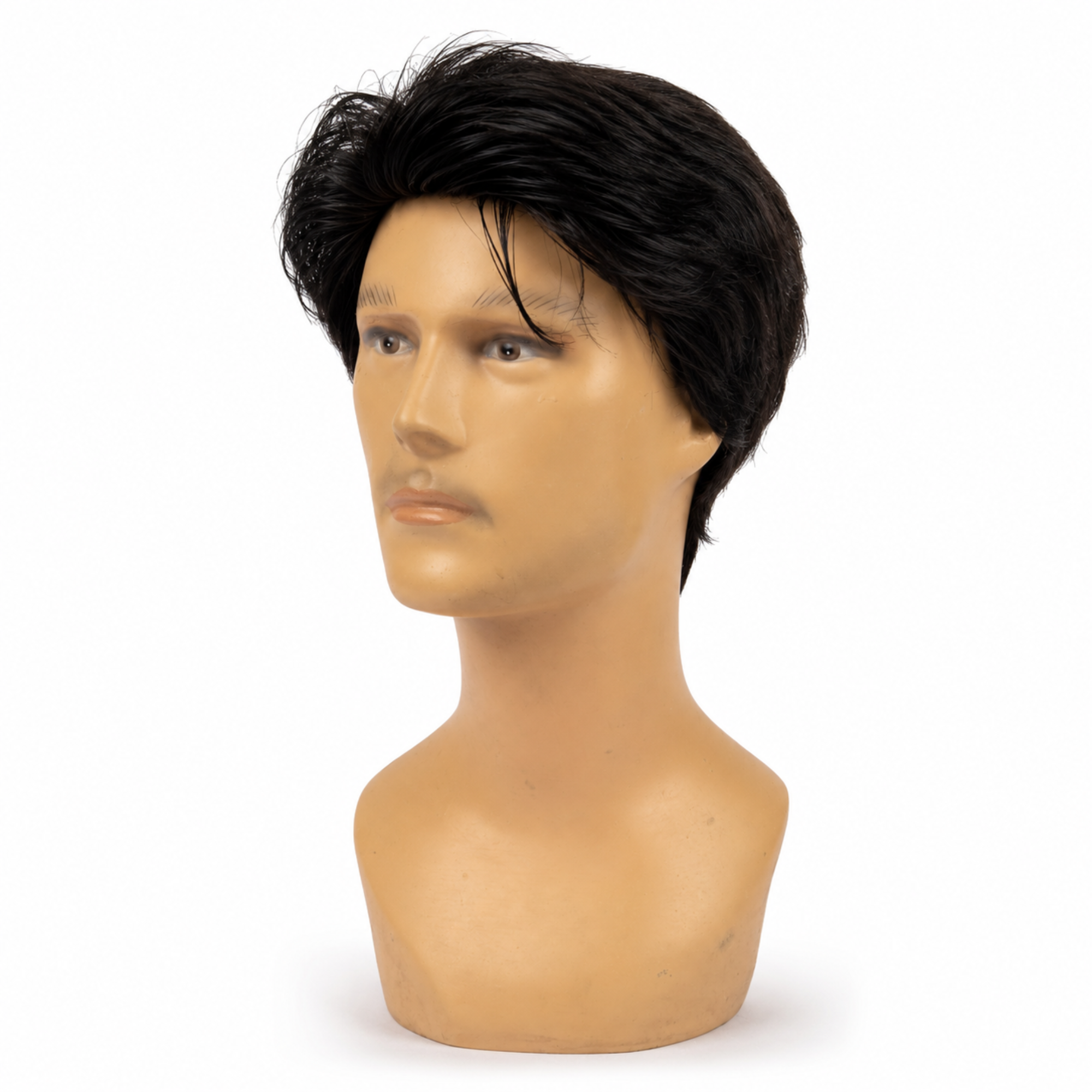 Hairzo Imported Back Combing Men's Full Wig | 100% Human Hair Full Wig for Men | Natural Looking Hair Replacement Wig with Adjustable Fit