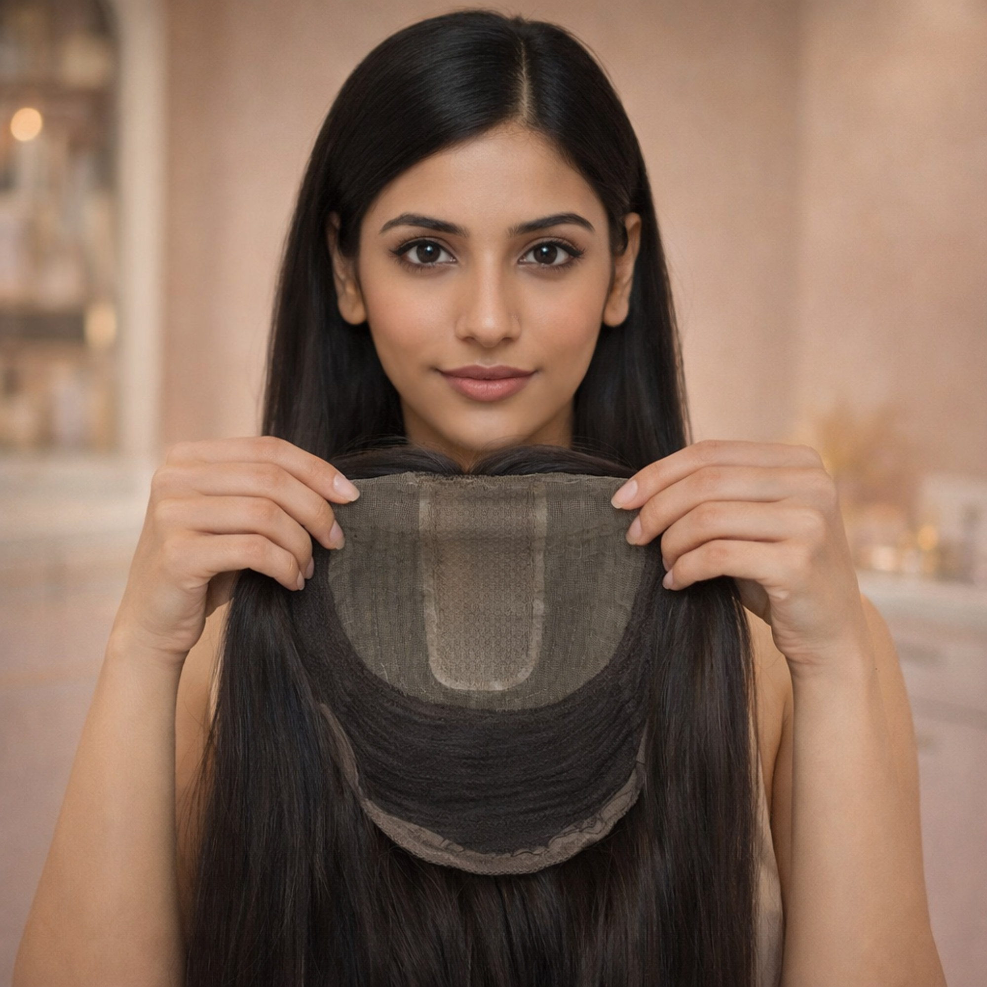 Chemo Wig – 1.5×5 Silk Base Parting Full Head Human Hair Wig