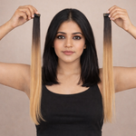 Copper Brown Single Clip Highlights – 100% Remy Virgin Human Hair