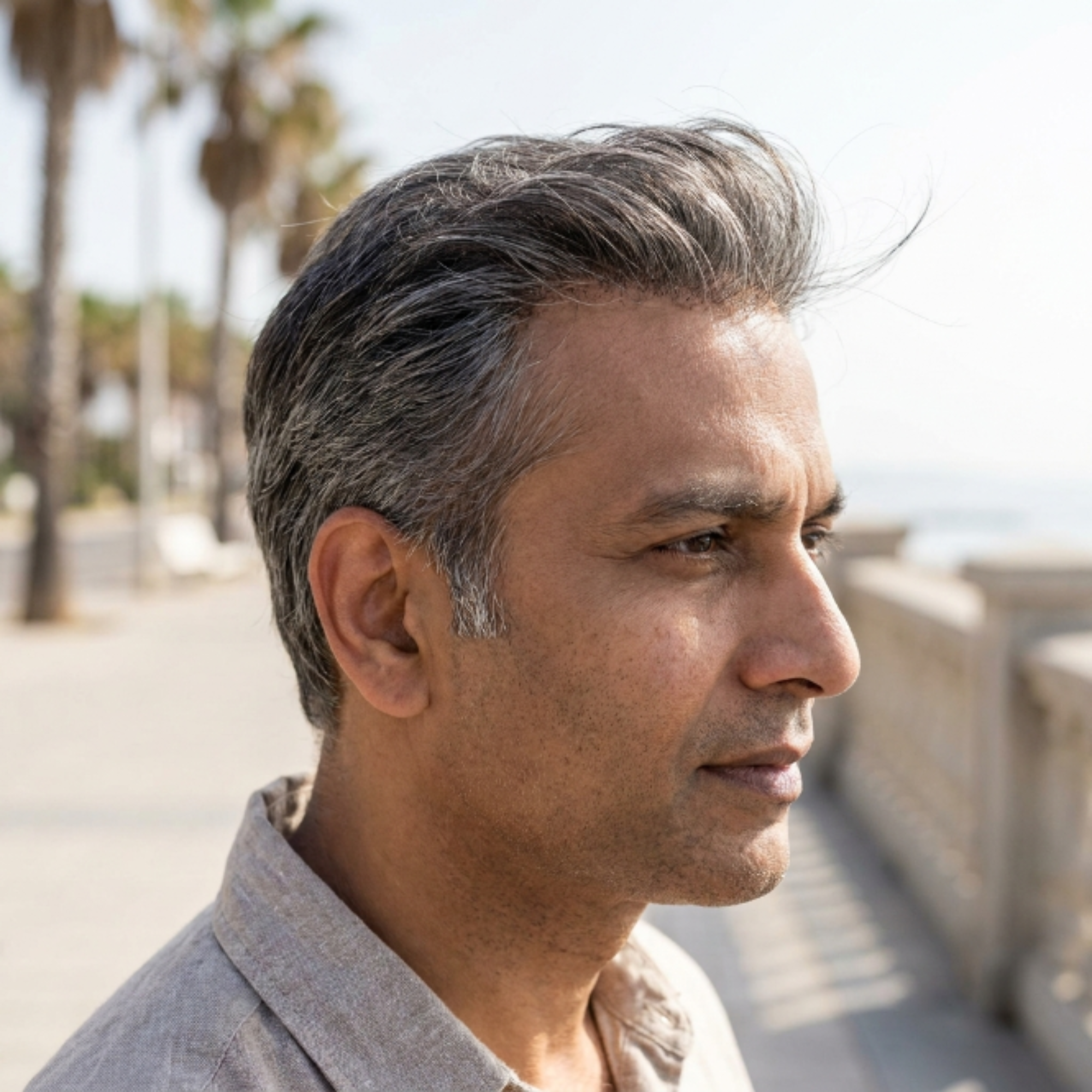 Salt & Pepper Grey Hair Patch