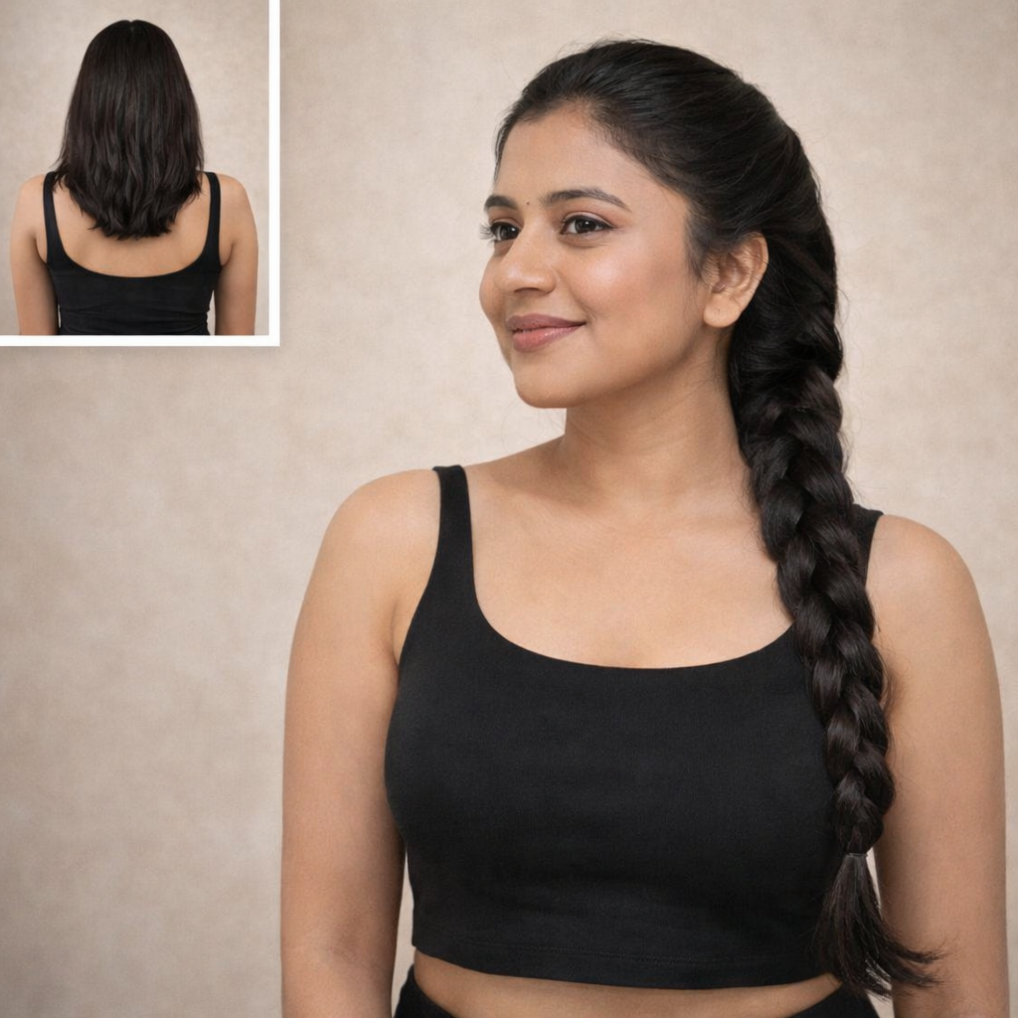 Braid Ponytail Extension – 100% Human Hair Braided Ponytail