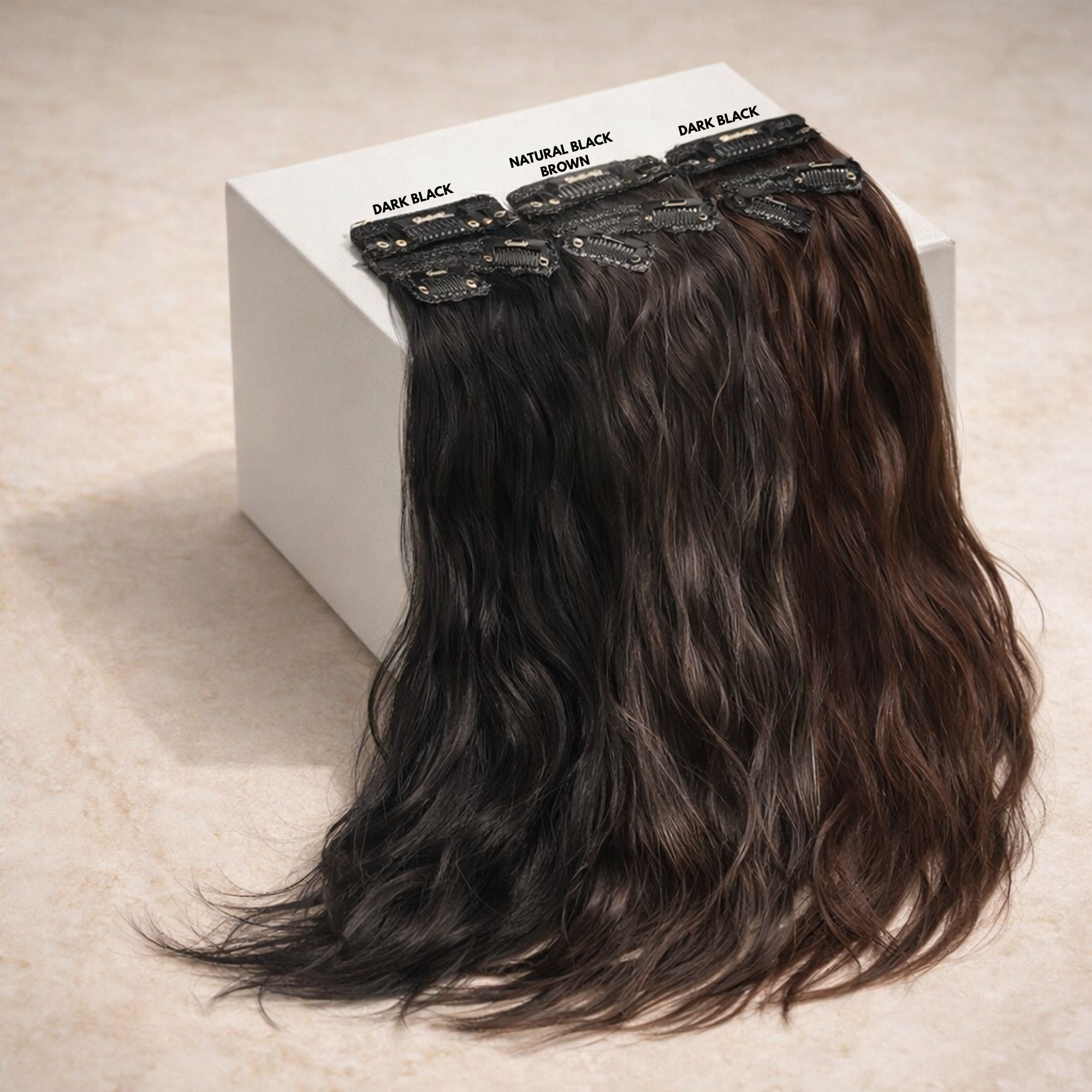 Classic 7 Set Clip-In Extensions – Straight | 100% Human Hair Extensions for Women
